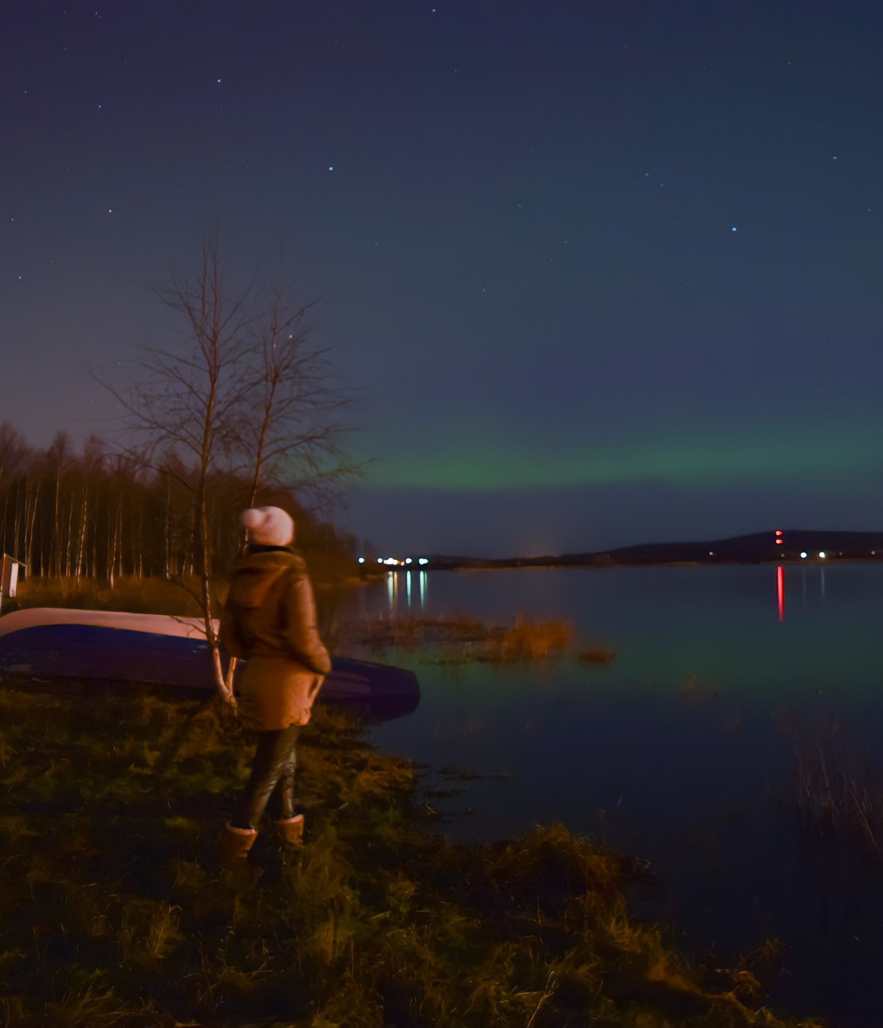 Brasileiros na Finlândia registram aurora boreal raríssima