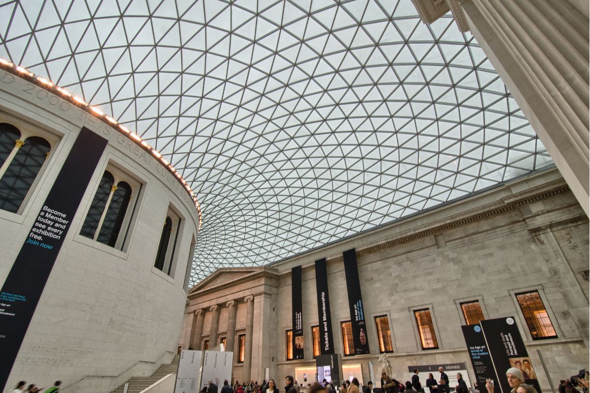 Entrada do Museu Britânico
