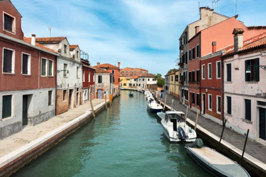 Canal de Murano, na Itália