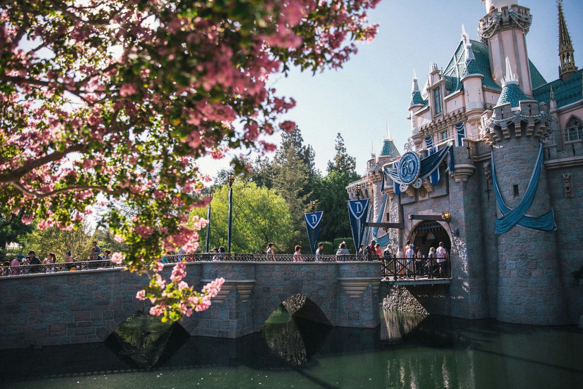 Castelo da Bela Adormecida na Disneyland Califórnia