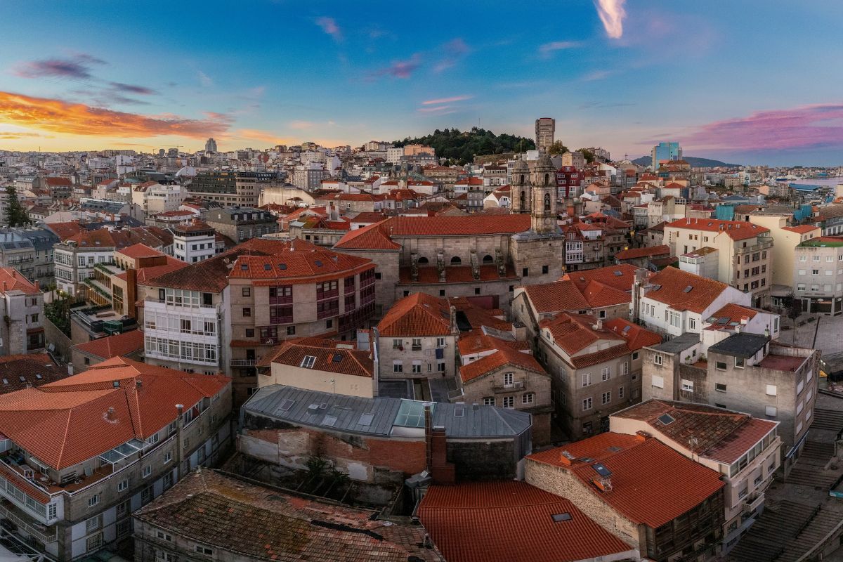 Panorama da cidade de Vigo, na Galícia