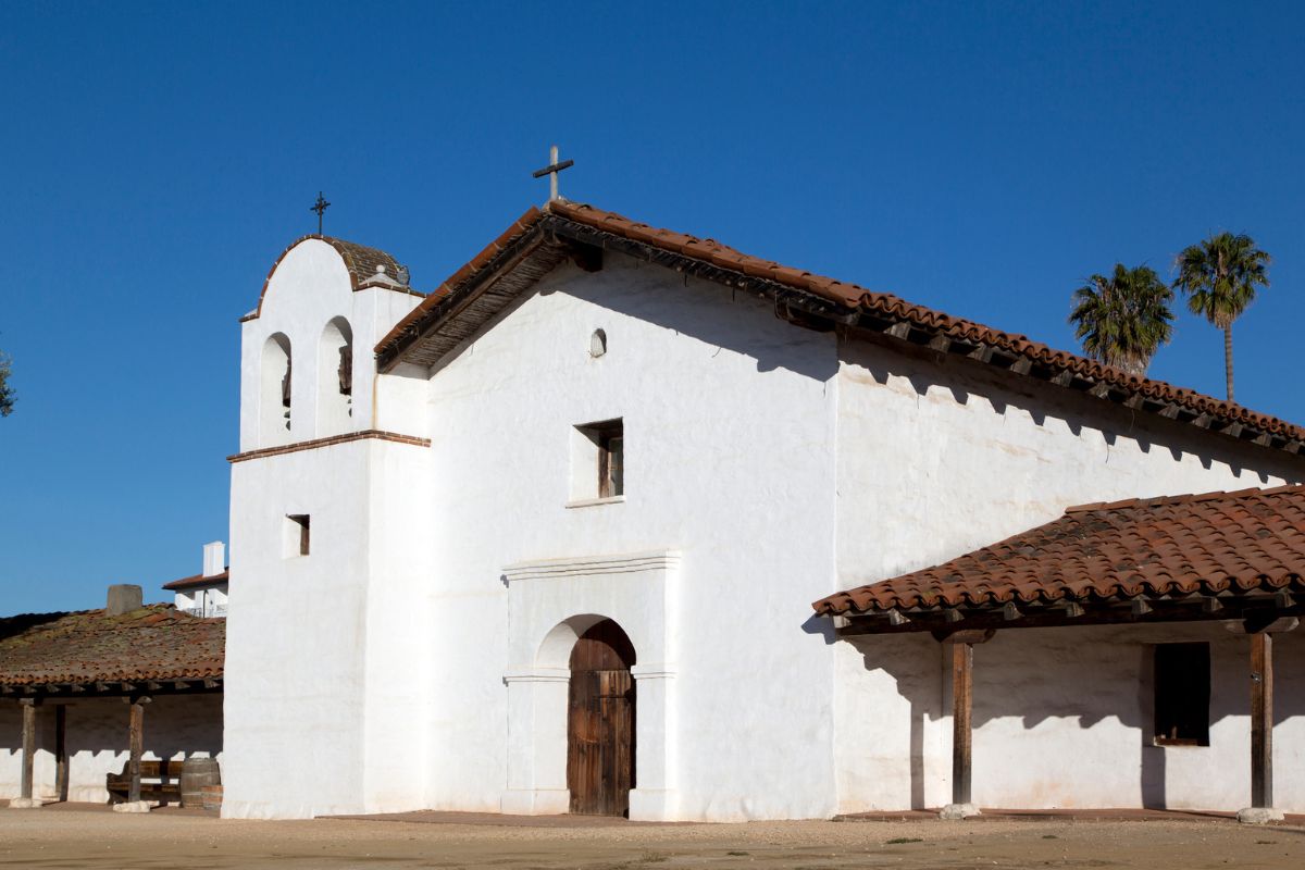 Fachada do museu El Presídio State Historic Park