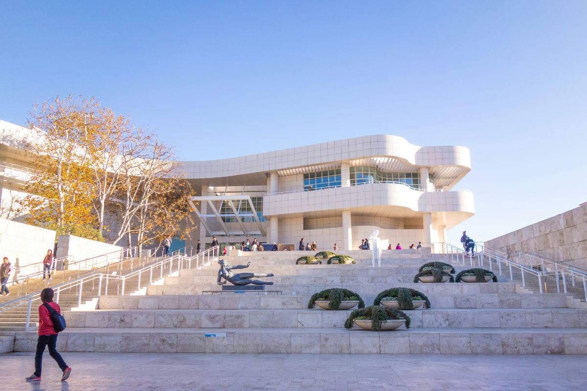 Entrada do museu Getty Center, em Los Angeles