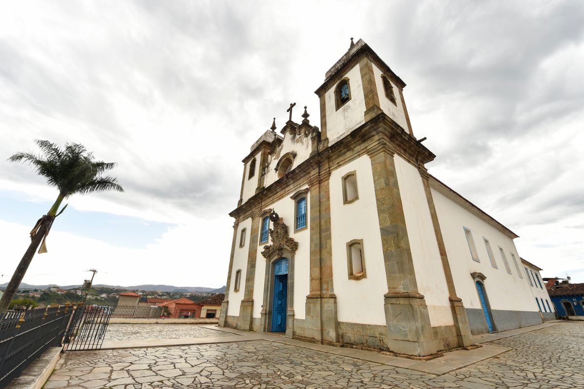 Igreja Matriz de Congonhas vista de fora