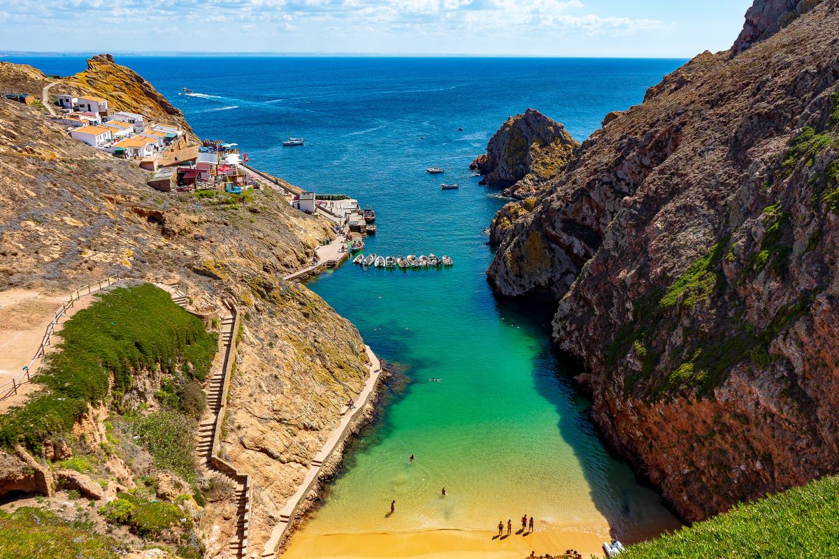 Praia de Berlenga Grande vista de cima