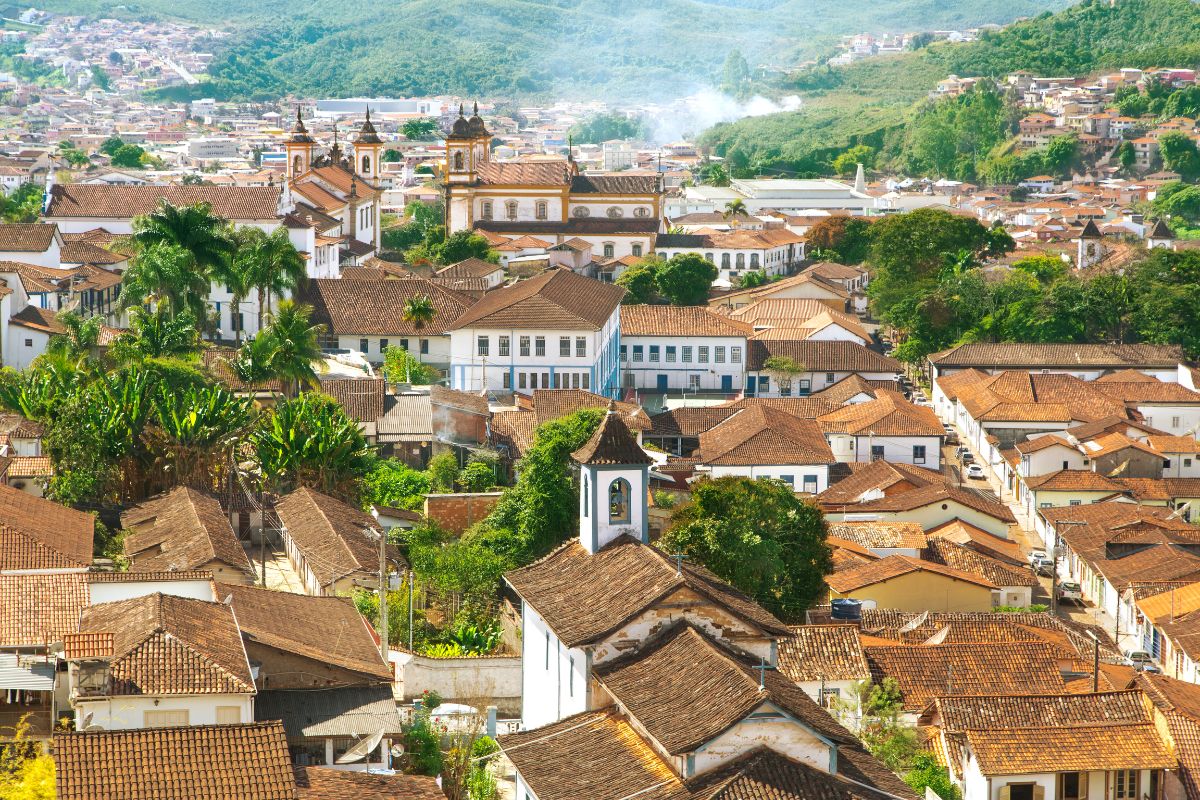 Panorâma de Mariana, Minas Gerais