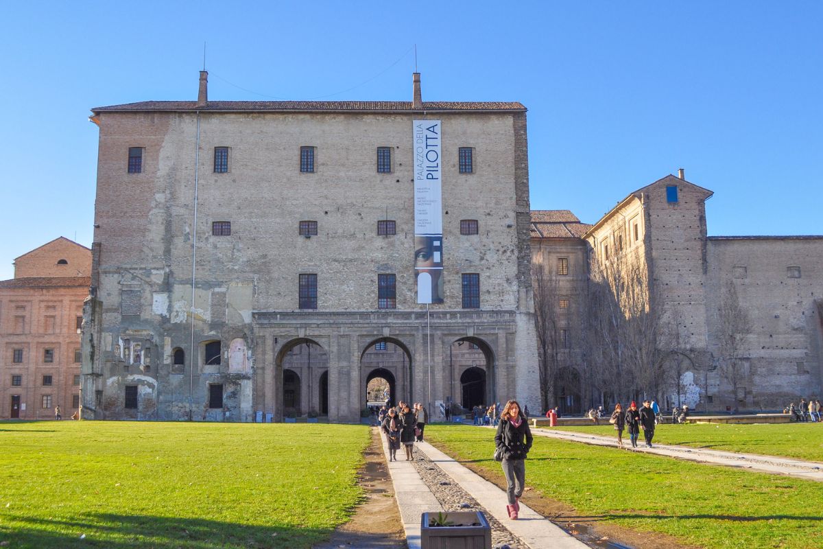 Entrada do edifício histórico Palazzo della Pilotta