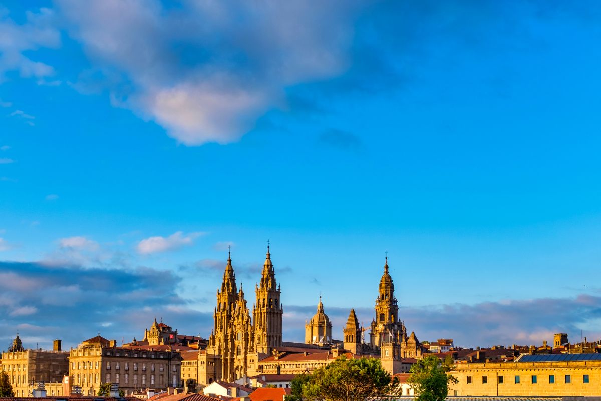 Panorama de Santiago de Compostela, Espanha