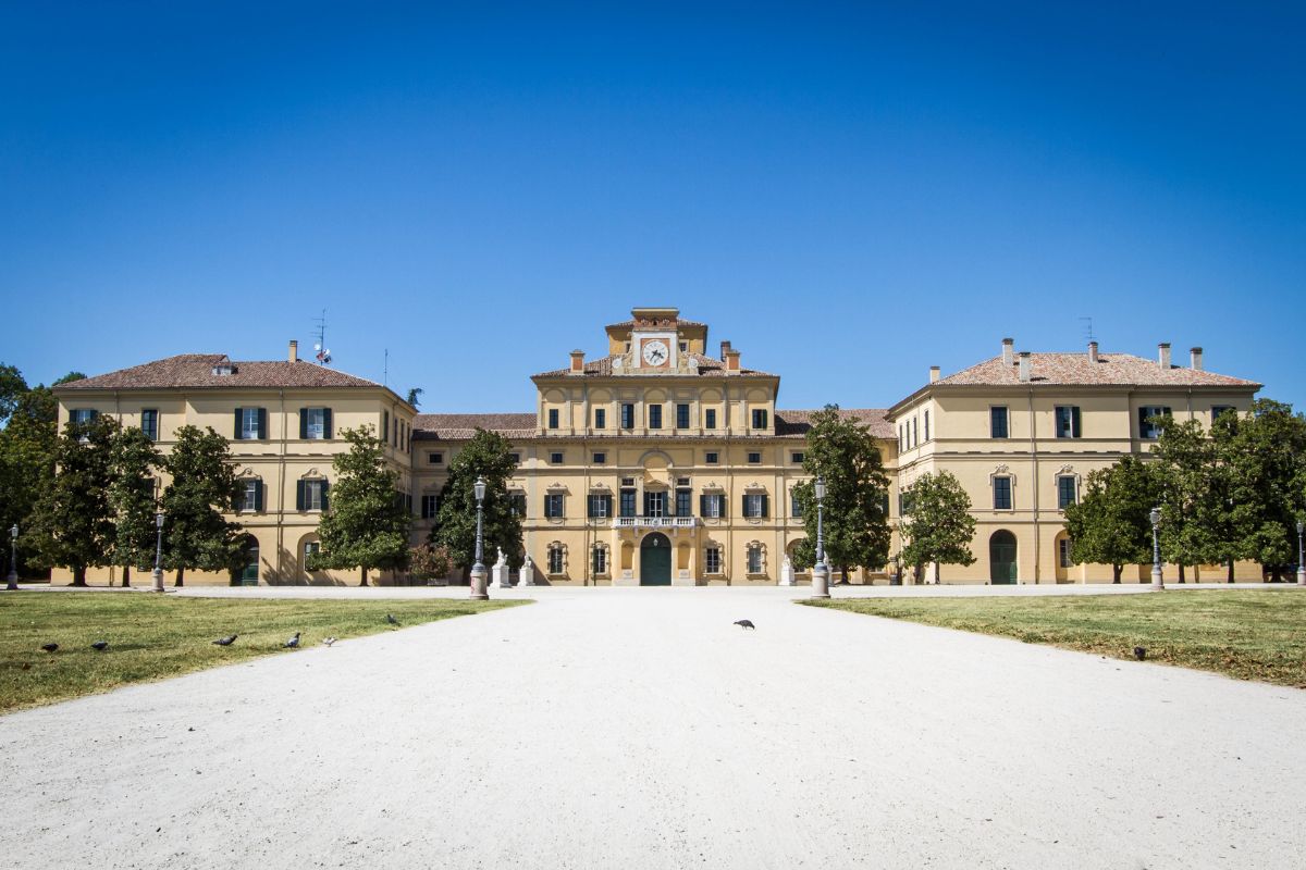 Edifício histórico no Parco Ducale de Parma