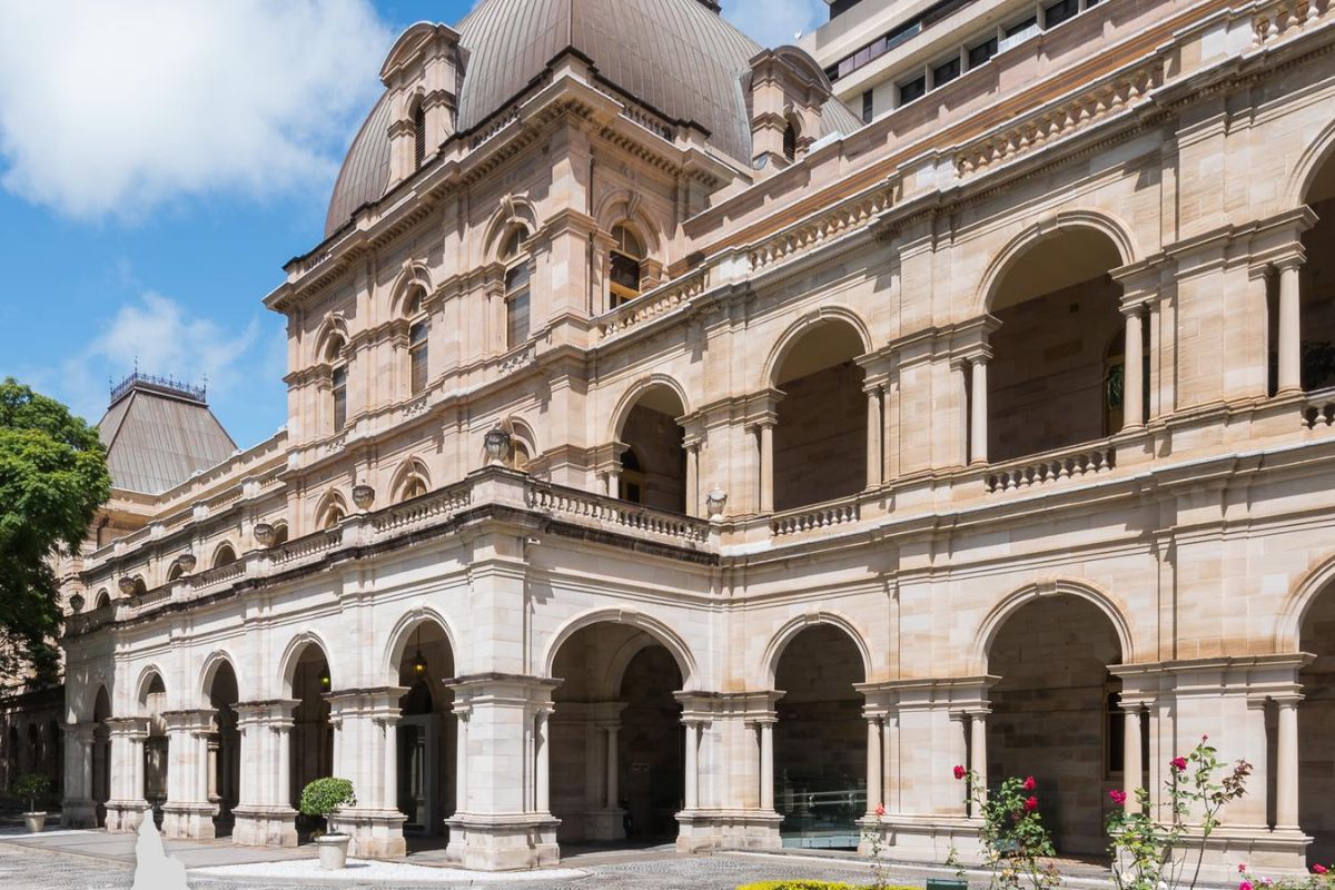 Fachada do Parliament House de Brisbane