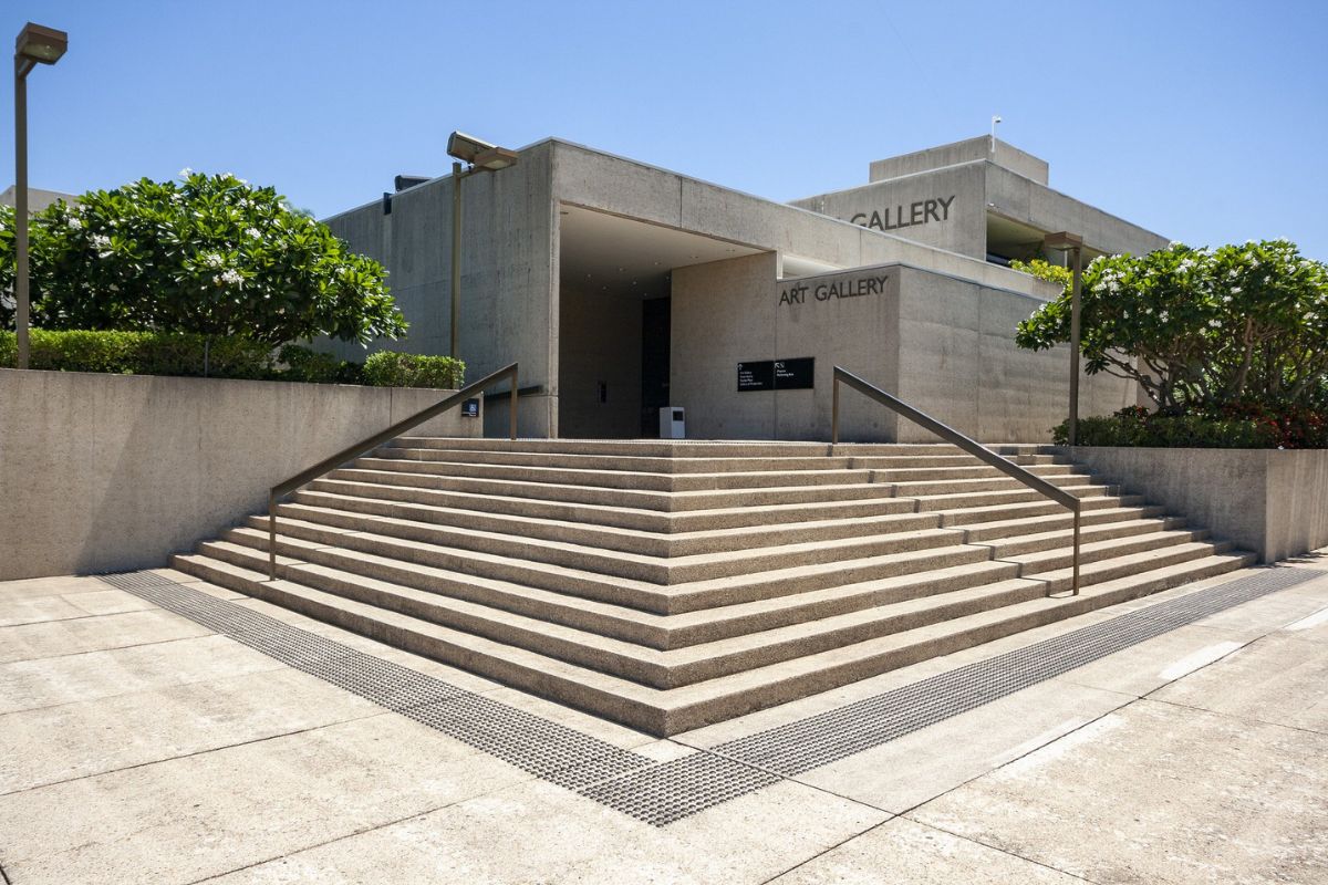 Entrada do Queensland Art Gallery, em Brisbane