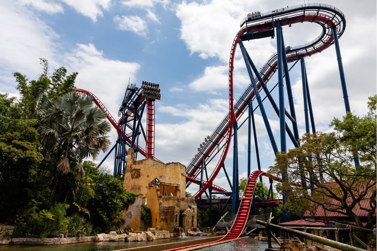 Montanha-russa Shiekra do Busch Gardens Tampa