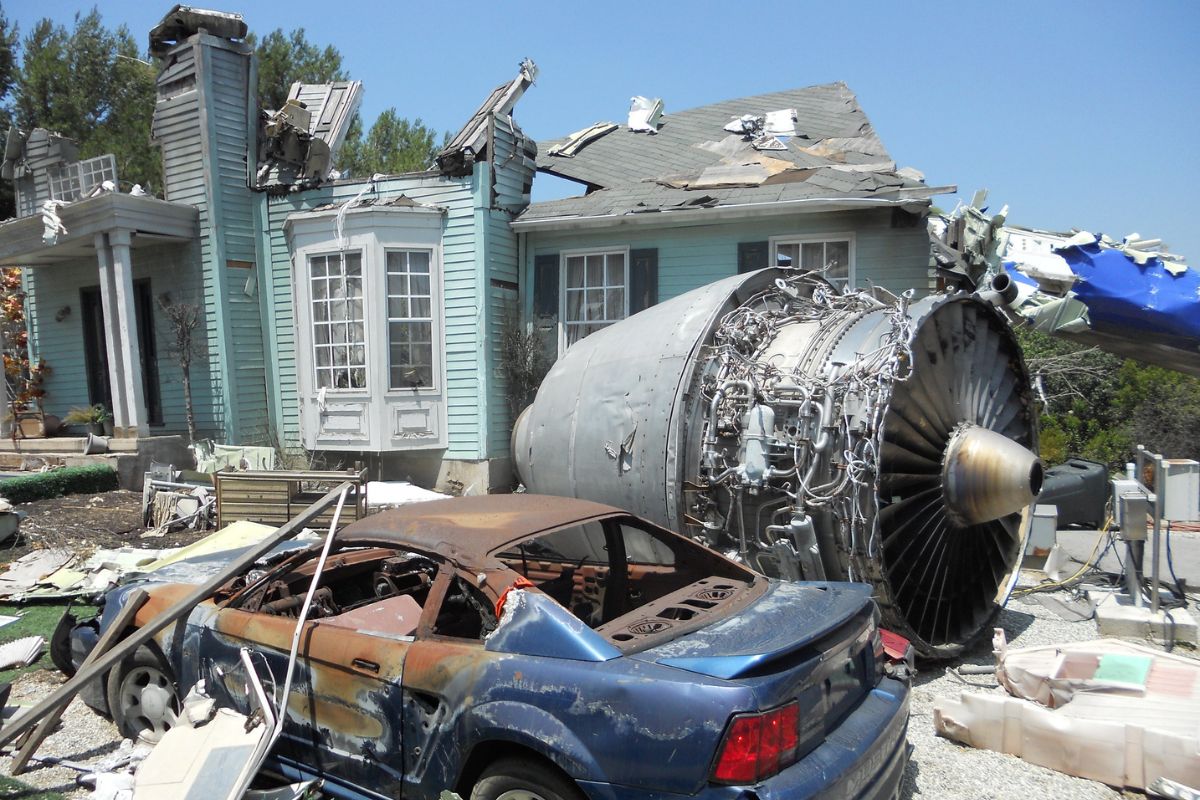 Cenário de filme visitado no Studio Tour