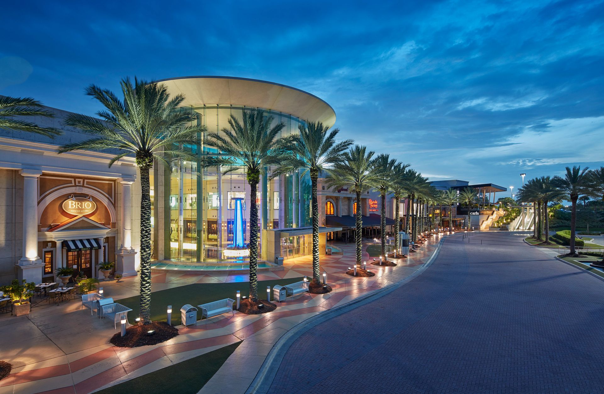 Fachada do shopping The Mall at Millenia, Orlando